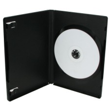 DVD Θήκη για 1 Disc 14 χιλιοστά, μαύρη, 100τμχ